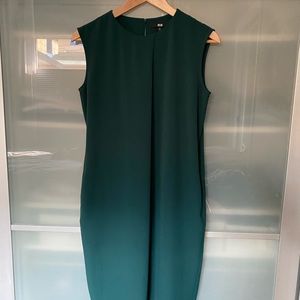 UNIQLO green dress xs LIKE NEW